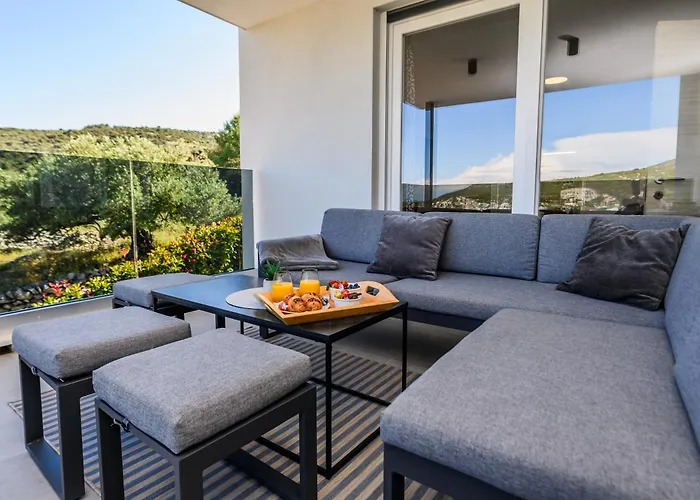 아파트 Luxury Barka In With Heated Pool Vinišće